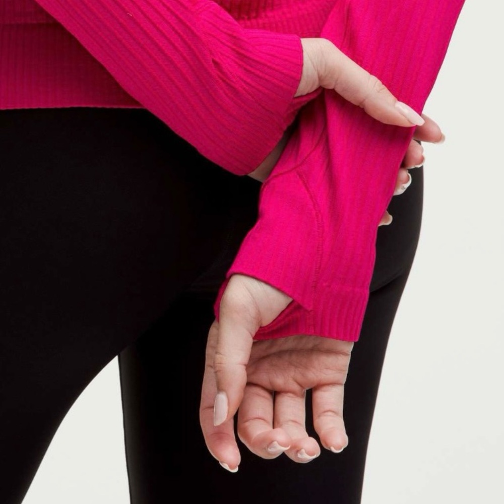 Lululemon NWT Restless Pullover Rib Passionate - Picture 3 of 7